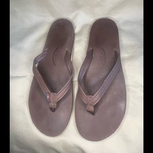 Rainbow Leather Sandals!  XL (8.5 - 9.5)